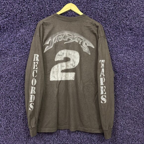 Cactus Jack Tapes Records Jackboys 2 Long Sleeve T-Shirt XL - Picture 1 of 4